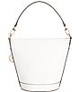 Color:Optic White - Image 2 - Townsend Small Top Zip Convertible Crossbody Bucket Bag