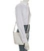 Color:Optic White - Image 4 - Townsend Small Top Zip Convertible Crossbody Bucket Bag