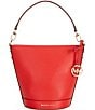 Color:Lacquer Red - Image 1 - Townsend Small Top Zip Convertible Crossbody Bucket Bag