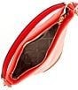 Color:Lacquer Red - Image 3 - Townsend Small Top Zip Convertible Crossbody Bucket Bag