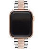 Color:Two Tone - Image 1 - Women's Two-Tone Stainless Steel 38/40mm Apple Watch® Strap