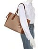 Michael Kors Voyager MK Signature Medium Tote Bag, Color:Camel/Luggage - Image 4