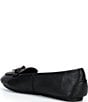 Michael Kors Wendy Moc Leather MK Logo Print Bow Flats - Image 3