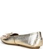 Michael Kors Wendy Moc Metallic Leather Bow Flat - Image 3