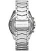 Color:Silver - Image 2 - Whitney Stainless Steel Glitz Chronograph Bracelet Watch