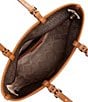 Color:Brown/Acorn - Image 3 - Winston Medium Top Zip Pocket Tote Bag