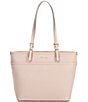 Michael Kors Winston Medium Gold Accents Pocket Tote Bag, Color:Soft Pink - Image 1