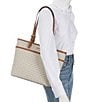 Michael Kors Winston Medium Pocket Contrast Trim Tote Bag - Image 4