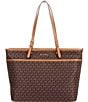 Michael Kors Winston Nylon Signature Logo Large Multifunction Pocket Tote Bag, Color:Brown/Acorn - Image 1