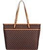 Michael Kors Winston Nylon Signature Logo Large Multifunction Pocket Tote Bag, Color:Brown/Acorn - Image 2