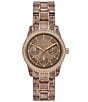 Michael Kors Women's Bryant Multifunction Acetate Bracelet Watch - Image 1