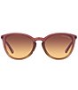 Color:Amber - Image 2 - Women's Chamonix 56mm Round Sunglasses