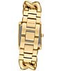 Color:Gold - Image 3 - Women's Emery Cheetah Three-Hand Dial Gold Tone Stainless Steel Bracelet Watch