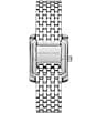 Color:Silver - Image 3 - Women's Crystal Emery Three-Hand Stainless Steel Bracelet Watch