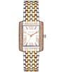 Color:Tri Tone - Image 1 - Women's Emery Three-Hand Tri Tone Stainless Steel Bracelet Watch