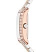 Color:Tri Tone - Image 2 - Women's Emery Three-Hand Tri Tone Stainless Steel Bracelet Watch