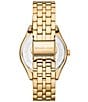 Michael Kors Women's Harlowe Three-Hand Analog Gold-Tone Stainless Steel Bracelet Watch, Color:Gold - Image 2