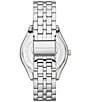 Color:Silver - Image 3 - Women's Harlowe Three-Hand Stainless Steel Bracelet Watch