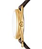 Michael Kors Women's Leia Three-Hand Leather Strap Watch - Image 3