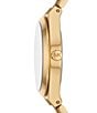 Color:Gold - Image 2 - Women's Lennox Three Hand Gold Stainless Steel Bracelet Watch