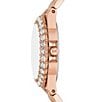 Color:Rose Gold - Image 2 - Women's Lennox Three-Hand Rose Gold Tone Stainless Steel Bracelet Watch