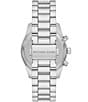 Color:Silver - Image 3 - Women's Lexington Lux Chronograph Stainless Steel Bracelet Watch