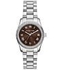 Michael Kors Women's Lexington Quartz Three-Hand Stainless Steel Bracelet Watch - Image 5