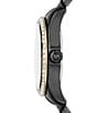 Color:Black - Image 2 - Women's Lexington Three-Hand Black Stainless Steel Bracelet Watch