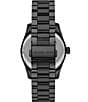Color:Black - Image 3 - Women's Lexington Three-Hand Black Stainless Steel Bracelet Watch