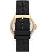 Color:Black - Image 3 - Women's Mini-Lennox Quartz Analog Black Silicone Strap Watch
