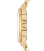 Color:Gold - Image 2 - Women's Mini-Lennox Quartz Analog Gold Stainless Steel Bracelet Watch