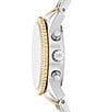 Michael Kors Women's Mini Bryant Chronograph Stainless Steel Bracelet Watch, Color:Two Tone - Image 2
