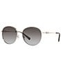 Color:Dark Grey - Image 1 - Women's MK1119 57mm Round Sunglasses