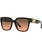 Color:Black Tortoise - Image 1 - Women's Mk2170u 54mm Square Sunglasses