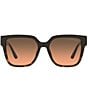 Color:Black Tortoise - Image 2 - Women's Mk2170u 54mm Square Sunglasses