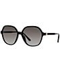Color:Black - Image 1 - Women's MK2186U 58mm Butterfly Sunglasses