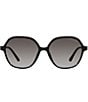 Color:Black - Image 2 - Women's MK2186U 58mm Butterfly Sunglasses