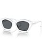 Color:Dark Grey - Image 1 - Women's MK2209U 54mm Oval Sunglasses