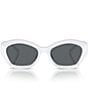 Color:Dark Grey - Image 2 - Women's MK2209U 54mm Oval Sunglasses
