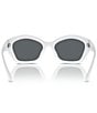 Color:Dark Grey - Image 4 - Women's MK2209U 54mm Oval Sunglasses