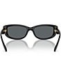 Color:Black - Image 3 - Women's MK2210U Asheville 54mm Rectangle Sunglasses