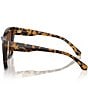 Color:Dark Tortoise - Image 3 - Women's MK2211U 57mm Polarized Tortoise Cat Eye Sunglasses