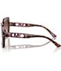 Michael Kors MK2213 57mm Tortoise Square Sunglasses, Color:Tortoise - Image 3