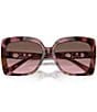 Michael Kors MK2213 57mm Tortoise Square Sunglasses, Color:Tortoise - Image 5