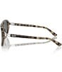 Michael Kors Women's MK2219U 57mm Tortoise Aviator Sunglasses, Color:Tortoise - Image 3