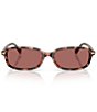 Michael Kors Women's MK2288U Agra 56mm Rectangle Sunglasses - Image 6