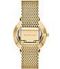 Color:Gold - Image 2 - Women's Pyper Three-Hand Stainless Steel Watch