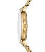 Color:Gold - Image 3 - Women's Pyper Three-Hand Stainless Steel Watch
