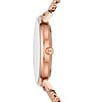 Color:Rose Gold - Image 3 - Women's Pyper Three-Hand Rose Gold-Tone Stainless Steel Watch