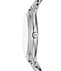 Color:Silver - Image 2 - Women's Runway Three-Hand Stainless Steel Bracelet Watch